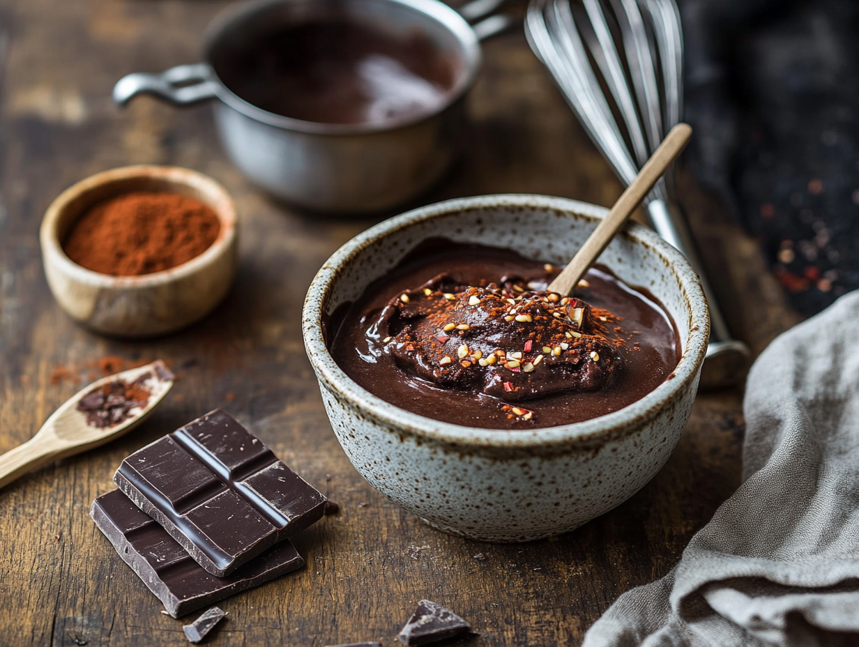 Bold Twist: Experience the Fiery Chill of Spicy Chocolate Ice Cream